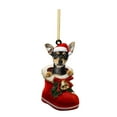 thumbnail image 1 of Binwennn String Curtain Ornament Set Ceramic Santa Boot Funny Christmas Dog Acrylic Ornament Christmas Dogs Ornament Christmas Stocking Animal Ornament Christmas Ornament Christmas Decoration, 1 of 7