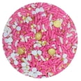 thumbnail image 3 of Sprinkle Deco® Pink Gold & White Princess Edible Decoration Confetti Sprinkles Cake Cookie Cupcake IceCream Donut Quins, 3 of 3