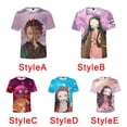thumbnail image 5 of Demon Slayer Boys' T-Shirt Popular Cartoon Demon Slayer Tee Birthday Christmas Gift, 5 of 7