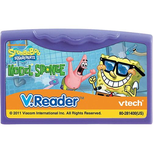 Vtech V Reader SpongeBob SquarePants Model Sponge Game Reading New 