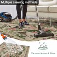 thumbnail image 5 of Beige Spring Floral Outdoor Rug for Patio/Deck/Porch, Non-Slip Large Area Rug 6 x 9 Ft, Elegant Pastoral Flowers Birds Watercolor Indoor Outdoor Rugs Washable Area Rugs, Camping Rug Carpet Runner, 5 of 8