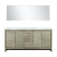 thumbnail image 3 of Lafarre 72 in W Rustic Acacia Double Bath Vanity, Cultured Marble Top and 70 in Mirror, 3 of 9