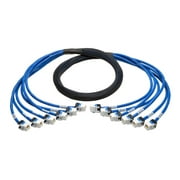 Eaton Tripp Lite Series Cat6a 10G Pre-Terminated Copper Trunk Assembly (6x RJ45 F/F), Blue, 6 ft. (1.83 m) - Network cable - RJ-45 (F) to RJ-45 (F) - 6 ft - UTP - CAT 6a - solid - blue