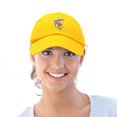 thumbnail image 5 of DALIX Shark with Heart Valentine's Day Hat Womens Embroidered Baseball Cap in Gold, 5 of 6