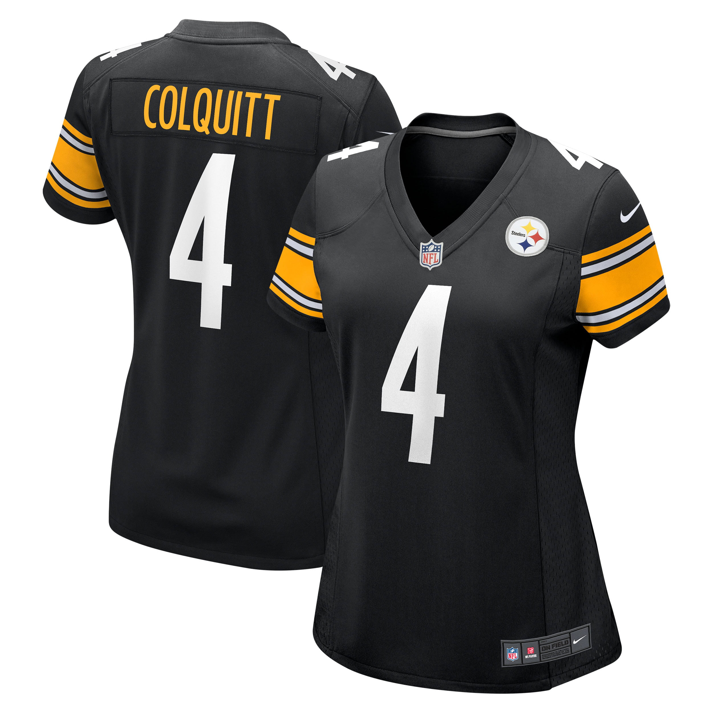 Dustin Colquitt Pittsburgh Steelers Nike Women's Team Game Jersey - Black - Walmart.com