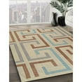 thumbnail image 2 of Ahgly Company Indoor Rectangle Contemporary Dark Almond Brown Abstract Area Rugs, 5' x 8', 2 of 6