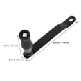 thumbnail image 2 of Hemoton Hand Winch Handle for Boat and Car Trailers Trailer Handle Replacement Iron Small Hand Winch Crank Marine Winch Handles Trailer Accessories, 2 of 8
