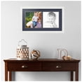 thumbnail image 2 of ArtToFrames Collage Photo Picture Frame with 2 - 8.5x8.5 Openings, Framed in White with Blue Jay and Black Mats (CDM-3966-40), 2 of 8