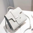 thumbnail image 3 of Sywqhk Bolso Bandolera De Color Sólido Para Mujer A La Moda, Bolso De Mano De Pu, Bolsos De Hombro (Gris) Sywqhk Para estrenar, 3 of 4