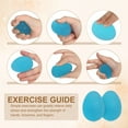 thumbnail image 4 of Uxcell Hand Exercise Balls, Squeeze Balls Stress Ball for Adults Grip Strengthening Occupational Equipment Blue, 4 of 7