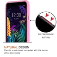 thumbnail image 4 of LG K30 2019/Escape Plus/Prime 2/Arena 2/Tribute Royal/X2/Aristo 4+/Journey LTE Glitter Bling Case w/ Tempered Glass Screen Protector - Hot Pink, 4 of 6