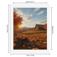 thumbnail image 2 of Paint by Numbers Kit for Adults, Autumn Farm Sunset Pumpkins Field Paint by Numbers, Easy Paint by Numbers Kit for Adults Beginner, DIY Adult Paint by Number Kits on Canvas, Home Decor, 2 of 7