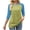 Yellow plus size color block tops a1, variant on thefmos Women Plus Size Fall Winter Round Neck 3/4 Sleeve Color Block Pullover Tops Casual Basic Tshirt Loose Fit Comfy Blouses for Women Cute Trendy Work Business Clothes, Red 3XL