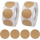 thumbnail image 1 of 2roll 1000 Pcs Labels Stickers, 25mm/1 Inch Self-Adhesive Jar Labels Kraft Gift Tag Stickers for Valentine's Day Wedding Craft, 1 of 4