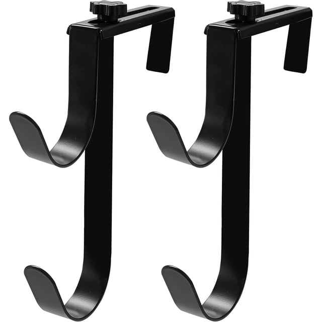 Support Réglable pour Poteau de Piscine en Aluminium, Crochets de Clôture de Piscine pour Poteaux de Piscine, 2 Pcs Crochet de Poteau de Piscine, Crochets de Clôture Robustes pour Tuyau de Piscine Accessoires pour Écumoire de Piscine