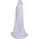 thumbnail image 1 of White150cm)Velvet Cloak Full Length Balaclava Halloween Fancy Cape Costumes, 1 of 5
