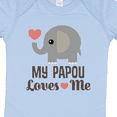 thumbnail image 4 of Inktastic My Papou Loves Me Boys or Girls Baby Bodysuit, 4 of 5