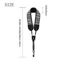 thumbnail image 4 of Saxophone Strap Adjustable EVA Embroidered Saxophone Neck Strap with Hook for Tenor Alto Soprano Saxophone, 4 of 5