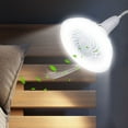 thumbnail image 2 of YIEMEEN Mini Fan Lamp Ceiling Fan with LED Light Cooler Lamp with E27 Lamp Head for Room, 2 of 15