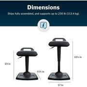 Vari Active Seat Ergonomic Office Chair Adjustable Standing Desk Wobble Stool