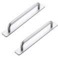 thumbnail image 1 of Silver Cabinet Pulls, Easy Installation Modern Practical Design Adhesive Cabinet Handles for Kitchen, Bedroom, Wardrobe, Bathroom (2PCS), 1 of 5