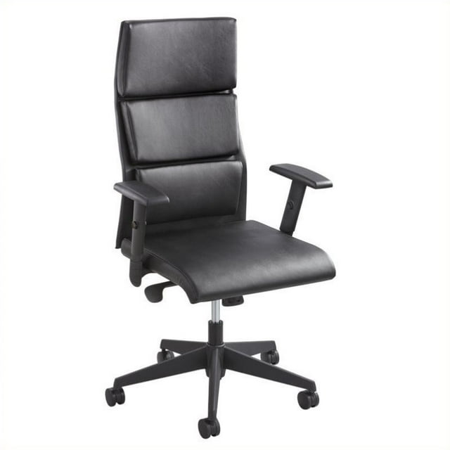 Safco Chaise de Bureau Haute à Dossier Haut en Noir