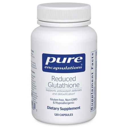Pure Encapsulations Reduced Glutathione | Hypoallergenic Antioxidant Supplement to Support Liver and Cell Health* | 120 Capsules