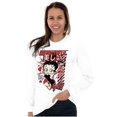 thumbnail image 3 of Kanji Style Betty Boop Beautiful Women's Long Sleeve T Shirt Brisco Brands X, 3 of 6