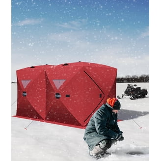 Eskimo QuickFish 6i Portable Insulated Ice Fishing Shelter, 6 Person,  Equipment & Accessories - Walmart.com
