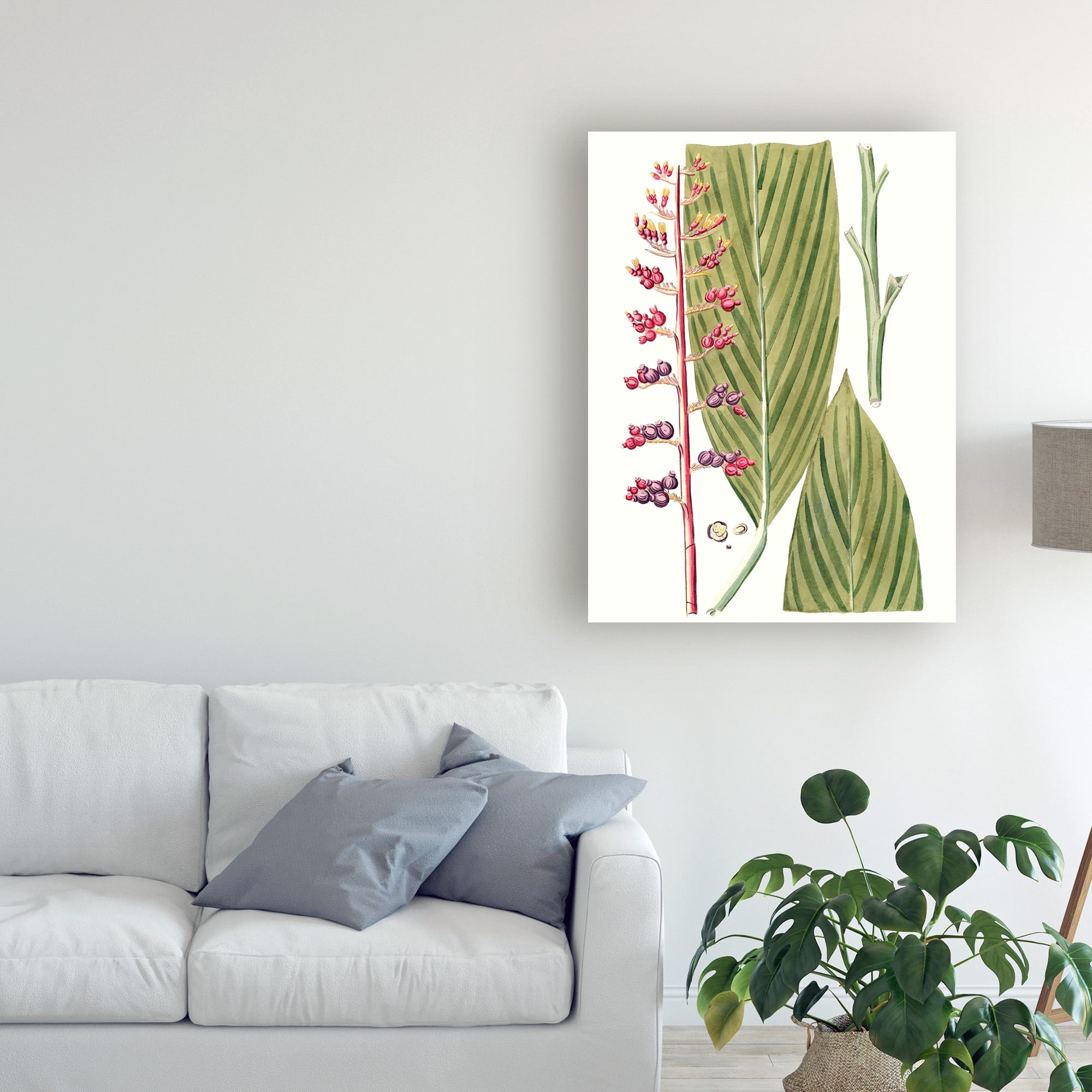 Trademark Fine Art 'Leaves of the Tropics III' Canvas Art by Vision Studio