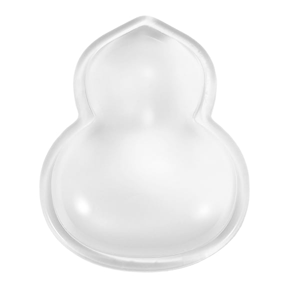 Uxcell Gel Wrist Rest, Wrist Support for Mouse Calabash Shape Ergonomic Mouse Pad Soft Silicone Support Comfortable Cushion for Computer Gaming Office Home, Transparent
