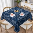 thumbnail image 2 of Zufioo Sea Turtle Print Square Decorative Tablecloth, Wrinkle-resistant, Waterproof and Oil-resistant Tablecloth Coffee Table Cloth, Suitable for Restaurants-60"x60", 2 of 8