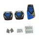thumbnail image 1 of Juego de almohadillas para pedales de coche antideslizantes, universales y fáciles de instalar. Engranaje manual azul, 1 of 9