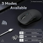 ATTACK SHARK X3 Optical USB Wireless Office Mouse, Black