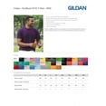 thumbnail image 2 of Gildan 8000 Men's DryBlend Fashion T-Shirt -Light Blue-Small, 2 of 2