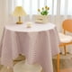 thumbnail image 1 of PolyesterTextured Table Cloths Round 55 Inch Polyester Woven Tablecloth Spill-Proof PolyesterLook Cover For Party Table Feature Extra Soft And Thick, 1 of 6