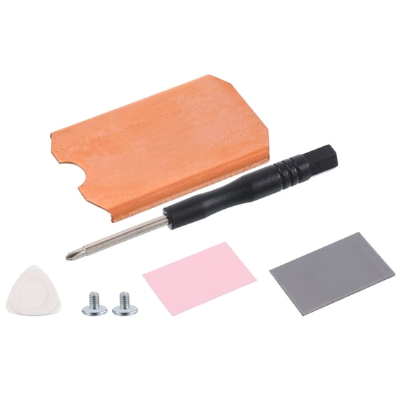 1 Pack M.2 2242 SSD Heatsink Cooler Copper Heat Sink with Silicone Thermal Pads,Triangle Pry Tool,Screwdriver,Screws