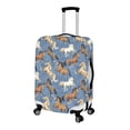 thumbnail image 2 of HELLHERO Horse Herds Anti Pollution Suitcase Sleeve for Friends, All Size Elastic Anti Scuff Suitcase Protective Cover, 2 of 7