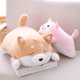 thumbnail image 1 of Muñeco Shiba Inu entrecerrado de 36CM, perro tumbado, almohada Husky, juguete de peluche japonés Akita Inu, Corgi, 1 of 8