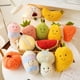 thumbnail image 2 of Juguetes de peluche de la serie de frutas y verduras: sandía, fresa, aguacate, zanahoria y champiñones, decoración para el dormitorio, regalo de cumpleaños para niños, 2 of 5
