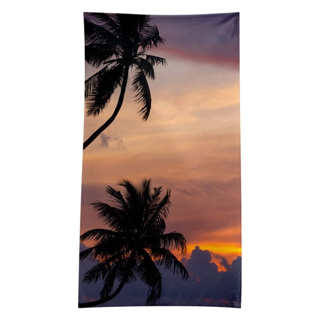 Pompotops Microfiber Beach Towel Super Lightweight Colorful Bath Towel Sandproof Beach Blanket Multi-Purpose Towel For Travel Swimming Pool 30x60 Inch Clearance