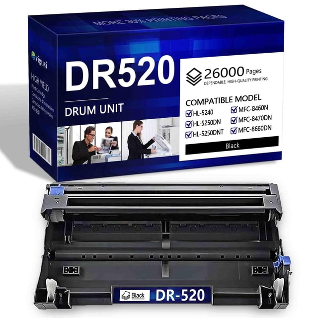 Unidad de tambor de reemplazo VIGUSI DR520 para impresora Brother