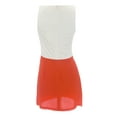 thumbnail image 2 of OLCAY GULSEN Women's Off-White / Coral Mini Dress 1003 Sz M, 2 of 2