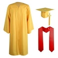 thumbnail image 1 of GraduationMall Robe de Collation des Grades et Bonnet pour Adultes, Breloque Année 2025, Unisexe, 1 of 2