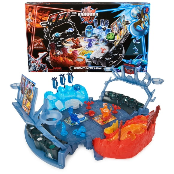 Bakugan Ultimate Battle Arena Playset with Special Attack Dragonoid Octogan Hammerhead Customizable Spinning Action Figures and Playset Kids Toys for Boys and Girls 6 and up