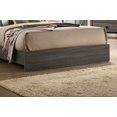 thumbnail image 6 of Contemporary Upholstered Tufted Headboard California King Size Bed Gray Color Wooden 1pc Set Bedframe Slats, 6 of 6
