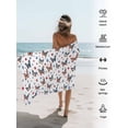 thumbnail image 5 of 4th of July Beach Towels Blanket Soft & Absorbent Quick Dry Microfiber Patriotic Butterfly Pattern Pool Towels for Swimming ,Yoga, Sports, Gym, Camping,Large 30X60in, Red Blue Stars, 5 of 7