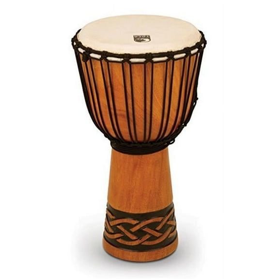 Toca  10 in. Origins Wood Djembe, Celtic Knot