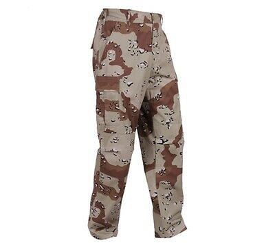 Fatigue Pants Desert Camo Military Cargo Polyester/Cotton BDU Pants Rothco 8835 