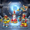 thumbnail image 2 of Carro ensamblado de ingeniería variada, robot deformable, bloques de construcción de partículas grandes, juguetes educativos ensamblados para niños, regalo, 2 of 5